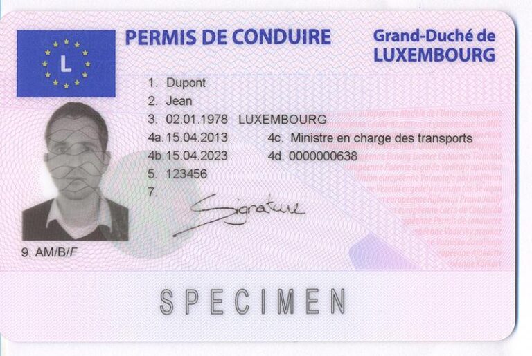 Luxemburgischer Führerschein online!
